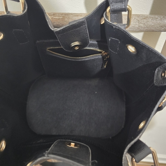 ⭐️40% Off⭐️ Dune London Damzele Day Black Bucket Tote Bag - Picture 6 of 12